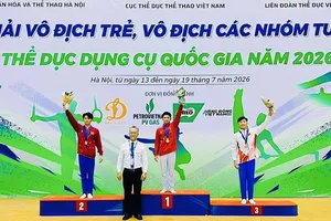 VĐV đã thi đấu giành được các kết quả tốt tại giải vô địch trẻ, nhóm tuổi quốc gia 2026 ở Hà Nội. Ảnh: MINH SANG