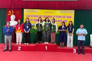 Kỳ thủ TPHCM giữ kết quả cao tại giải vô địch đồng đội quốc gia 2026. Ảnh: VXF