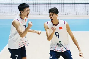 Đội nam Việt Nam đã lọt vào chung kết chặng 2 giải SEA V.Cup 2026. Ảnh: SAVA