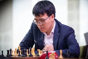 Lê Quang Liêm đang giữ hạng 16 thế giới của FIDE. Ảnh: FIDE