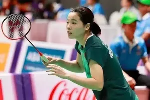 Tay vợt Nguyễn Thùy Linh đang có phong độ cao. Ảnh: DP