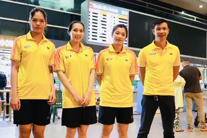 Các cầu thủ VTV Bình Điền Long An về nước sau thời gian tập huấn tại Nhật Bản vừa qua. Ảnh: VTVBĐLA