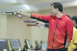 Xạ thủ Hoàng Xuân Vinh vẫn đang là người duy nhất giành HCV Olympic cho Thể thao Việt Nam. Ảnh: DŨNG PHƯƠNG
