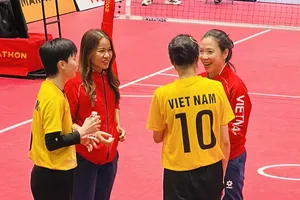 Các cầu thủ nữ của Việt Nam đã có kết quả vô địch nội dung nữ tại giải thế giới năm nay. Ảnh: THÁI XUÂN