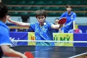 Nguyễn Khoa Diệu Khánh là niềm hy vọng giành huy chương của bóng bàn nữ TPHCM tại Đại hội thể thao toàn quốc lần thứ X-2026. Ảnh: DUY LINH