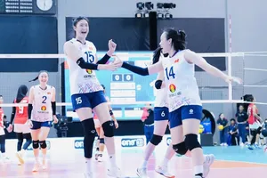 Đội tuyển bóng chuyền nữ Việt Nam tiếp tục thi đấu lượt trận thứ 2 giải SEA V.Cup 2026 tại Thái Lan vào ngày 8-8. Ảnh: SAVA