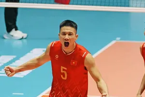 Tay đập Nguyễn Văn Quốc Duy sẽ thi đấu cùng đội Công an TPHCM tại giải bóng chuyền Quân đội các nước ASEAN 2026. Ảnh: SAVA