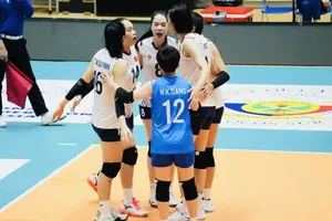 Đội bóng chuyền nữ Việt Nam được tập trung chuẩn bị để đảm bảo thi đấu ASIAD 20. Ảnh: SAVA