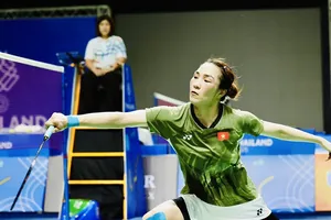 Tay vợt Vũ Thị Trang đã dừng bước tại vòng 2 đơn nữ giải vô địch thế giới 2026. Ảnh: DŨNG PHƯƠNG