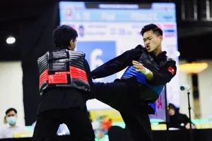 Võ sĩ pencak silat Việt Nam tiếp tục có cơ hội thi đấu Giải vô địch Đông Nam Á 2026 trên sân nhà. Ảnh: DŨNG PHƯƠNG