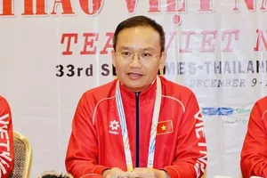 Trưởng đoàn thể thao Việt Nam dự ASIAD 20, ông Nguyễn Hồng Minh. Ảnh: DŨNG PHƯƠNG