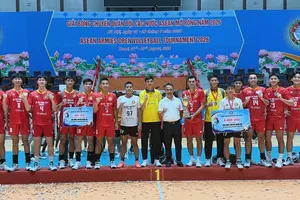 Đội bóng chuyền nam Công an TPHCM sẽ có nhiều cầu thủ chất lượng thi đấu giải quốc tế tại Thành phố Đồng Nai sắp tới (Ảnh: MINH CHIẾN)