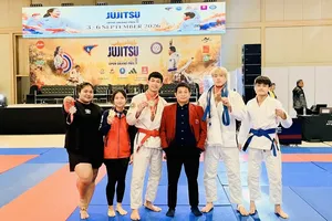 Đội tuyển Jujitsu Việt Nam tham dự giải Grand Prix châu Á 2026 làm bước đệm cho ASIAD 20. Ảnh: MINH MINH