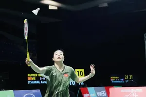 Tay vợt Nguyễn Thùy Linh đã xuống hạng 32 đơn nữ thế giới của BWF. Ảnh: DŨNG PHƯƠNG