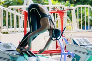 Tuyển thủ lặn Vũ Sinh Hùng là 1 trong những gương mặt quan trọng sẽ thi đấu Giải vô địch trẻ châu Á 2026 tại Trung Quốc. Ảnh: VASA