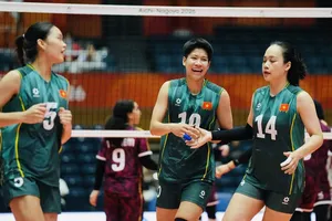 Đội tuyển bóng chuyền nữ Việt Nam sẽ thi đấu lượt trận thứ 2 trong ngày 17-9. Ảnh: VFV
