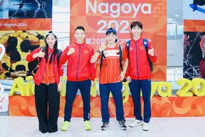 Võ sĩ wushu Việt Nam đang tự tin bước vào thi đấu ASIAD 20. Ảnh: LƯỢNG LƯỢNG