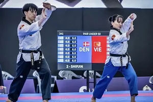 Đội tuyển quyền taekwondo Việt Nam đang tham dự Giải vô địch thế giới 2026 tại Hàn Quốc. Ảnh: WORLD TAEKWONDO