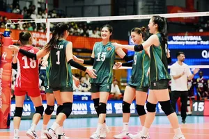 Đội tuyển bóng chuyền nữ Việt Nam sẽ thi đấu tứ kết trước đối thủ Trung Quốc. Ảnh: VFV
