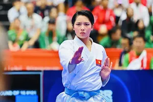 Bùi Ngọc Nhi đã có dấu ấn ngay trong lần đầu tham dự ASIAD 20 tại Nhật Bản. Ảnh: AKF