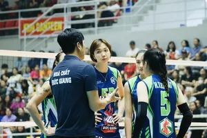 Đội nữ Hóa chất Đức Giang thuê ngoại binh quan trọng chuẩn bị cho vòng 2 Giải vô địch quốc gia các câu lạc bộ 2026. Ảnh: DŨNG PHƯƠNG