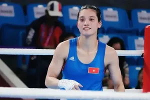 Tuyển thủ Nguyễn Thị Tâm có cơ hội vào chung kết nếu vượt qua trận bán kết ở ngày 30-9. Ảnh: NAM TRUNG