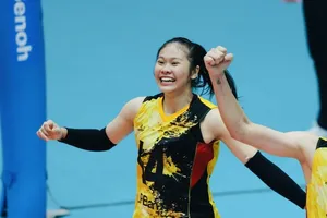 Tay đập Warisara từng thi đấu cho đội Ninh Bình năm 2024. Ảnh: DŨNG PHƯƠNG