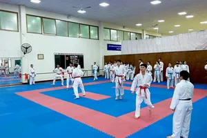VĐV tập luyện tại Trung tâm đào tạo vận động viên cấp cao Quốc gia hướng tới các kết quả cao nhất cho Thể thao Việt Nam. Ảnh: MINH CHIẾN