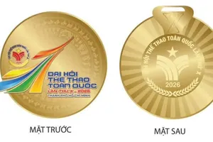 Hình ảnh HCV sẽ được trao tại Đại hội thể thao toàn quốc lần thứ X-2026. Ảnh: CỤC TDTT VN