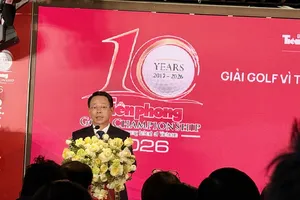 Ban tổ chức Giải golf vì tài năng trẻ Việt Nam 2026 công bố chương trình thi đấu. Ảnh: MINH CHIẾN