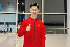 Lực sĩ Trần Minh Trí của cử tạ Việt Nam. Ảnh: M.TRÍ