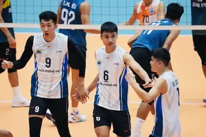 Đội Biên Phòng MB bắt đầu hành trình tìm cơ hội bảo vệ ngôi vô địch tại vòng 2 năm nay. Ảnh: VFV