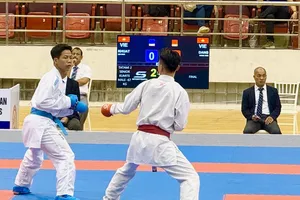VĐV karate cả nước sẵn sàng nhập cuộc Đại hội thể thao toàn quốc lần thứ X-2026 tổ chức tại TPHCM. Ảnh: MINH CHIẾN