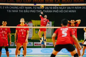 Đội Công an TPHCM tiếp tục ra sân gặp Hà Nội trong ngày tranh tài. Ảnh: VFV