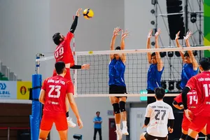 Cầu thủ Công an TPHCM đã có thêm chiến thắng trước đối thủ Hà Nội. Ảnh: VFV