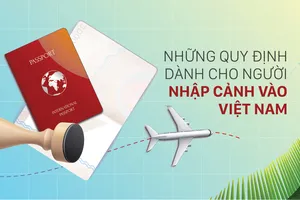 Những quy định dành cho người nhập cảnh vào Việt Nam
