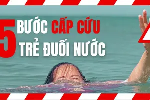5 bước cấp cứu trẻ đuối nước đúng cách 