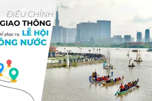 Điều chỉnh giao thông nhiều tuyến đường để phục vụ Lễ hội Sông nước