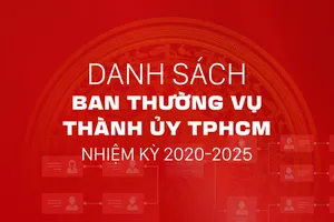 Danh sách Ban Thường vụ Thành ủy TPHCM nhiệm kỳ 2020-2025