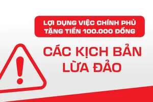 Cảnh báo những chiêu lừa đảo lợi dụng chính sách tặng quà 100.000 đồng dịp Quốc khánh 