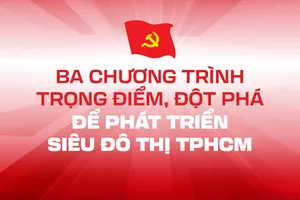 Ba chương trình trọng điểm, đột phá để phát triển siêu đô thị TPHCM