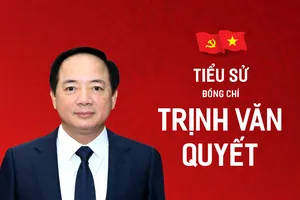 Tiểu sử đồng chí Trịnh Văn Quyết