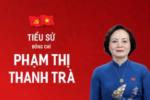 Tiểu sử đồng chí Phạm Thị Thanh Trà
