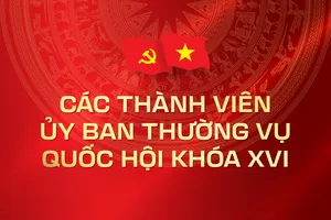 Các thành viên Ủy ban Thường vụ Quốc hội khóa XVI