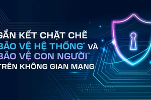 Gắn kết chặt chẽ "bảo vệ hệ thống" và "bảo vệ con người" trên không gian mạng