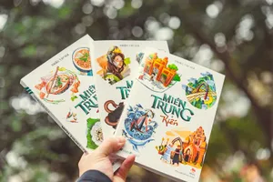 Bộ sách Miền Trung gồm 3 tập cũng là 3 chủ đề Thực, Kiến và Tích