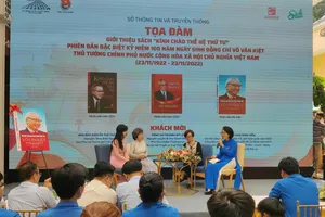 Giao lưu ra mắt “Kính chào thế hệ thứ tư” nhân kỷ niệm 100 năm ngày sinh cố Thủ tướng Võ Văn Kiệt