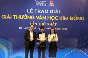 Tác giả trẻ Giai Du đoạt giải nhất Giải thưởng Văn học Kim Đồng lần thứ nhất