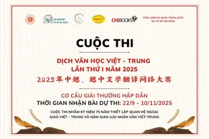 Phát động cuộc thi “Dịch Văn học Việt - Trung, Trung - Việt lần thứ nhất” 