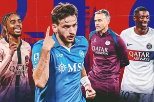 HLV Luis Enrique đã có bộ ba tấn công Barcola - Kvaratskhelia - Dembele